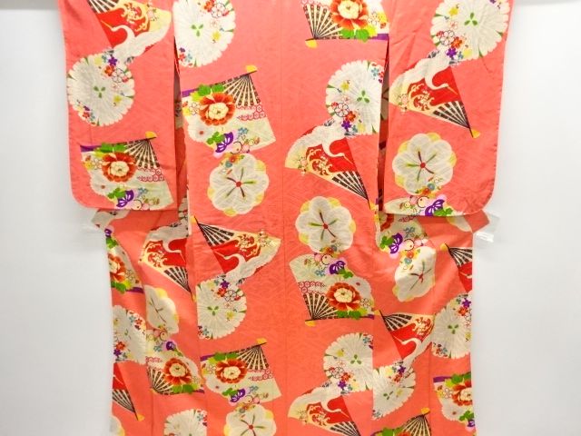 JAPANESE KIMONO / ANTIQUE KIMONO FOR KIDS / TAISHO ROMAN STYLE / MON KINSHA / CRANE